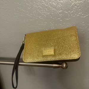 Betsy Johnson Gold Sparkle Wallet